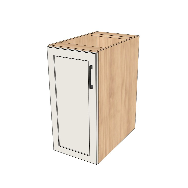 15" Wide Base Cabinet - (Ply Wood Boxes - Thermofoil Doors)
