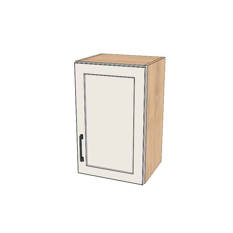 15" Wide x 24" High Wall Cabinet - (Ply Wood Boxes - Thermofoil Doors)