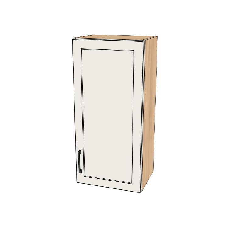 17" Wide x 36" High Wall Cabinet - (Ply Wood Boxes - Thermofoil Doors)