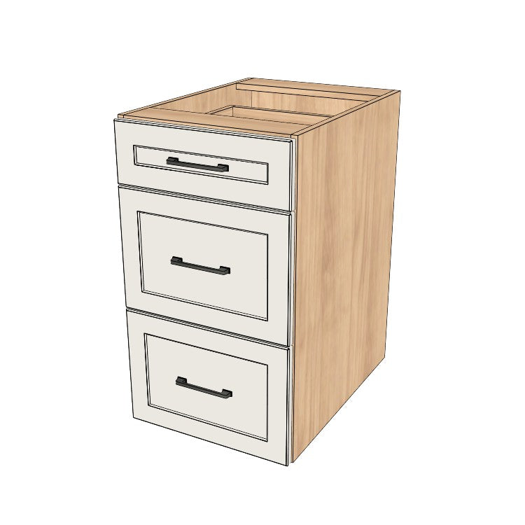 18" Wide Drawer Cabinet - (Ply Wood Boxes - Painted Doors)