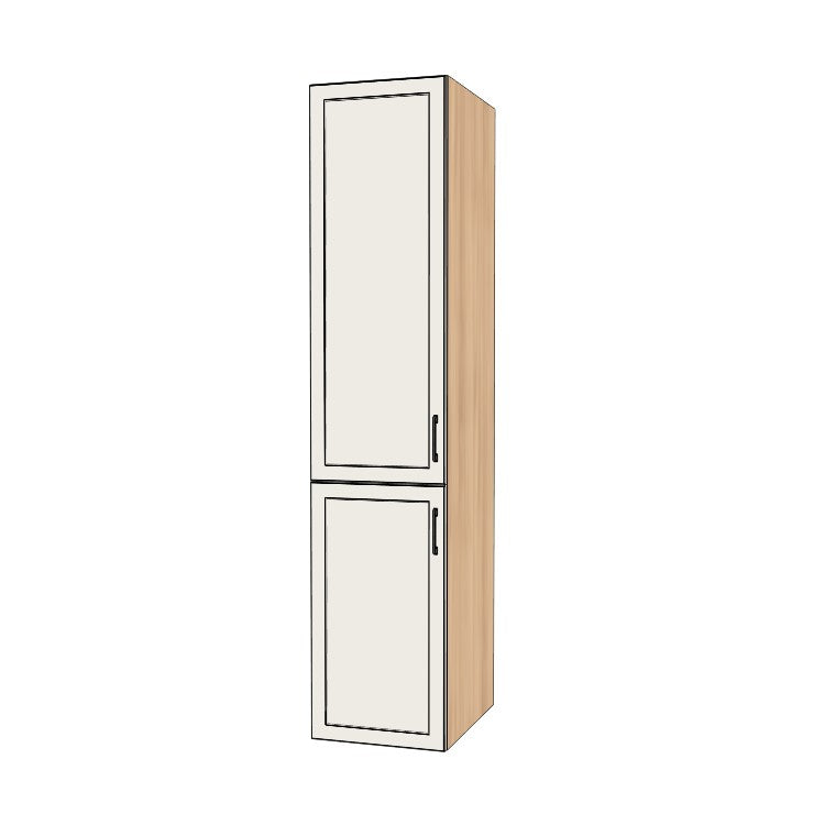19" Wide Tall Pantry Cabinet - (Ply Wood Boxes - Painted Doors) 24 D