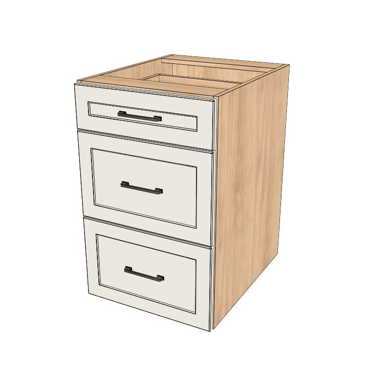 20" Wide Drawer Cabinet - (Ply Wood Boxes - Painted Doors)