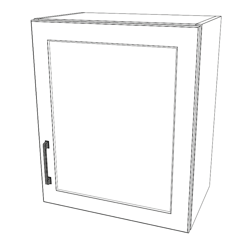 20" Wide x 24" High Wall Cabinet - (White Cabinet Boxes - Thermofoil Doors)