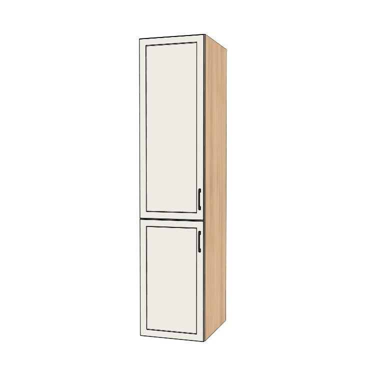 20" Wide Tall Pantry Cabinet - (Ply Wood Boxes - Painted Doors) 24 D
