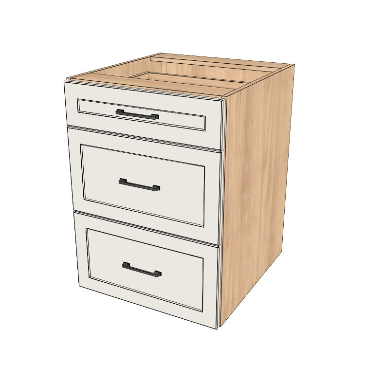 23" Wide Drawer Cabinet - (Ply Wood Boxes - Thermofoil Doors)