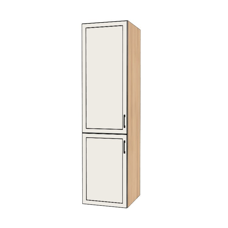 23" Wide Tall Pantry Cabinet - (Ply Wood Boxes - Painted Doors) 24 D