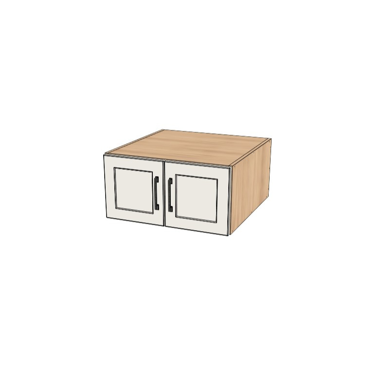 24" Wide x 12" High x 24" Deep Stove/Fridge Cabinet - (Ply Wood Boxes - Thermofoil Doors)