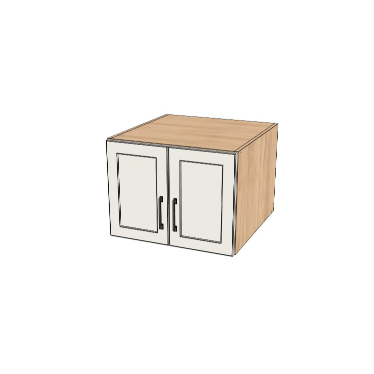 24" Wide x 18" High x 24" Deep Stove/Fridge Cabinet - (Ply Wood Boxes - Thermofoil Doors)