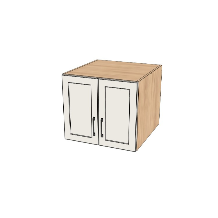 24" Wide x 21" High x 24" Deep Stove/Fridge Cabinet - (Ply Wood Boxes - Thermofoil Doors)
