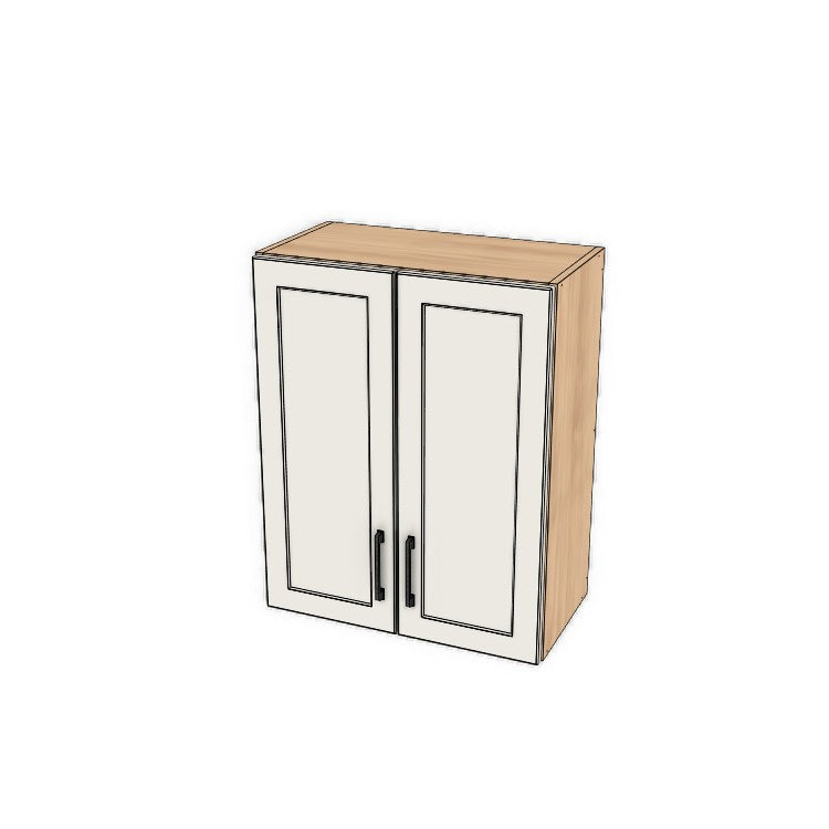 24" Wide x 30" High Fridge/Stove Cabinet - (Ply Wood Boxes - Thermofoil Doors)