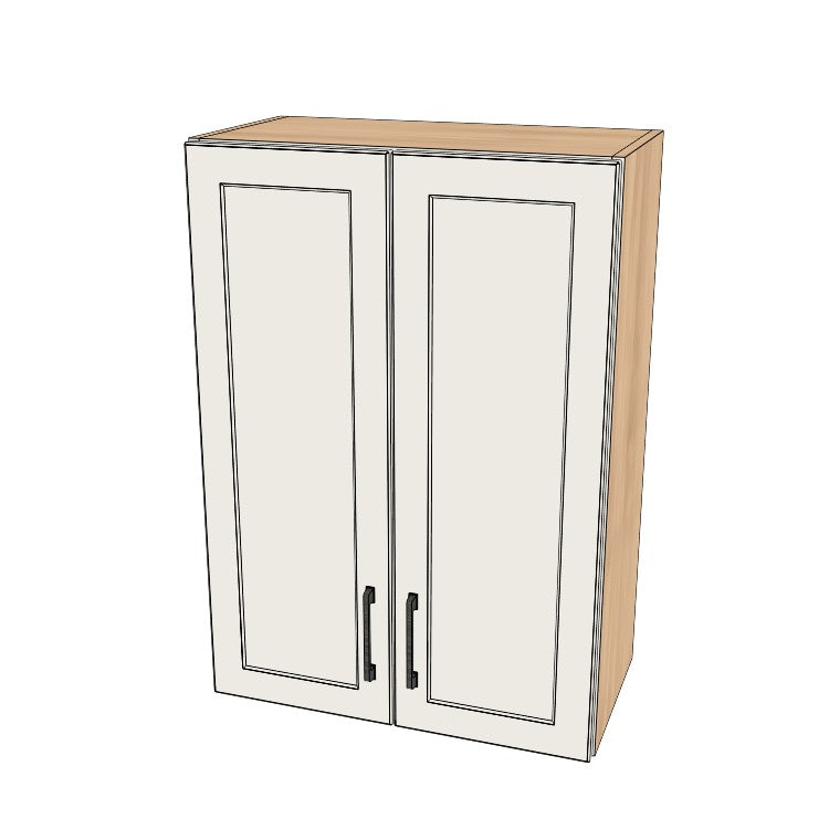 24" Wide x 34" High Wall Cabinet - (Ply Wood Boxes - Thermofoil Doors)