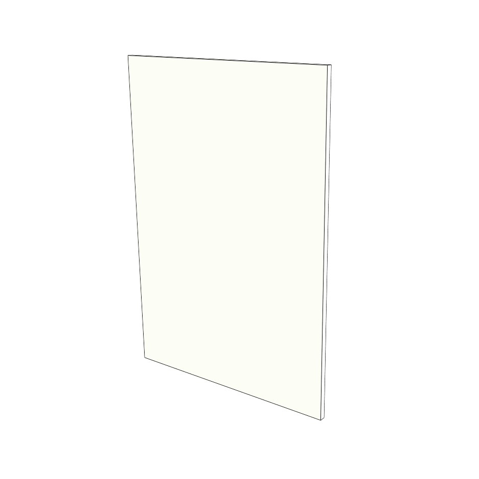 24 3/4" Width x 35" High Base Cabinet Finished Side Panel - Melamine