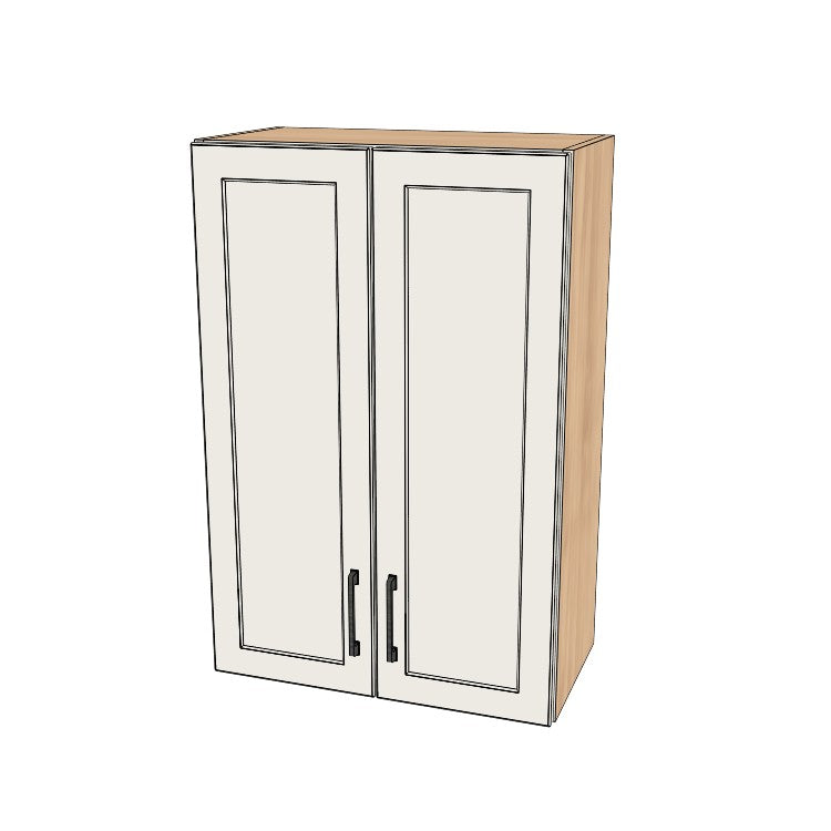 24" Wide x 36" High Wall Cabinet - (Ply Wood Boxes - Painted Doors)