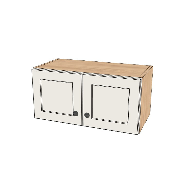 25" Wide x 12" High Wall Cabinet - (Ply Wood Boxes - Thermofoil Doors)
