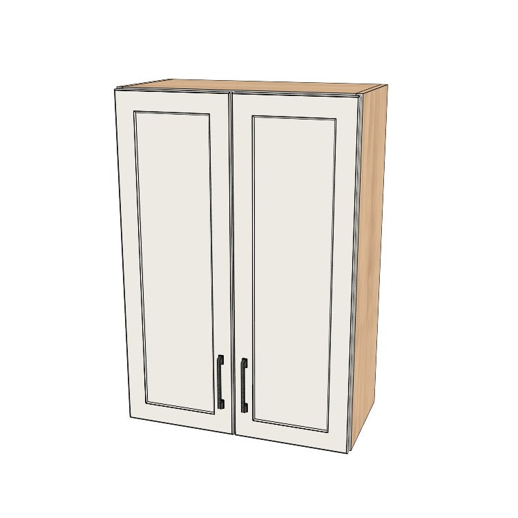 25" Wide x 36" High Wall Cabinet - (Ply Wood Boxes - Thermofoil Doors)
