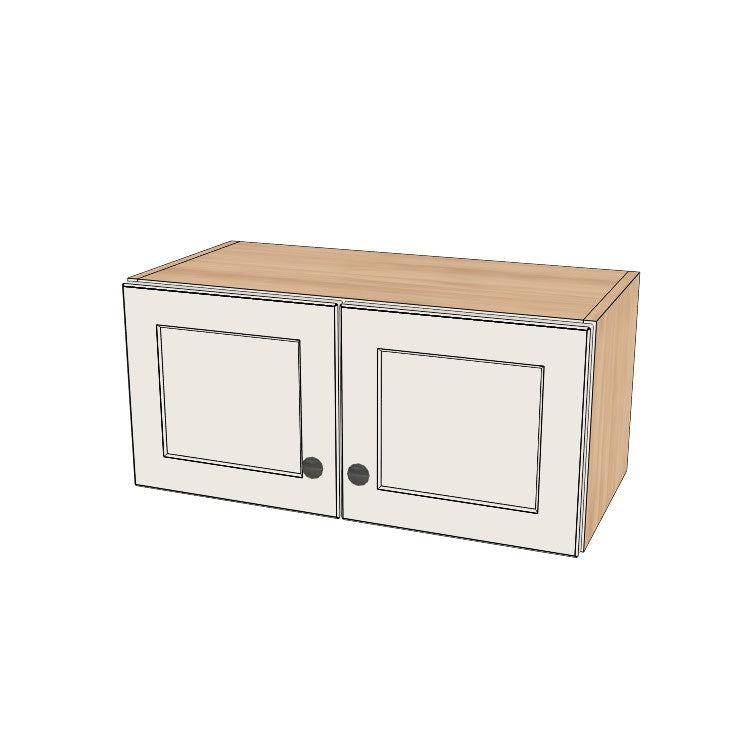 26" Wide x 12" High Wall Cabinet - (Ply Wood Boxes - Thermofoil Doors)