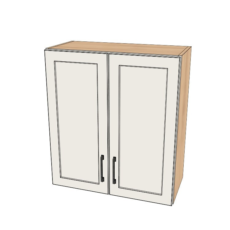 27" Wide x 30" High Wall Cabinet - (Ply Wood Boxes - Painted Doors)