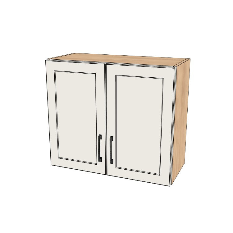 28" Wide x 24" High Wall Cabinet - (Ply Wood Boxes - Thermofoil Doors)