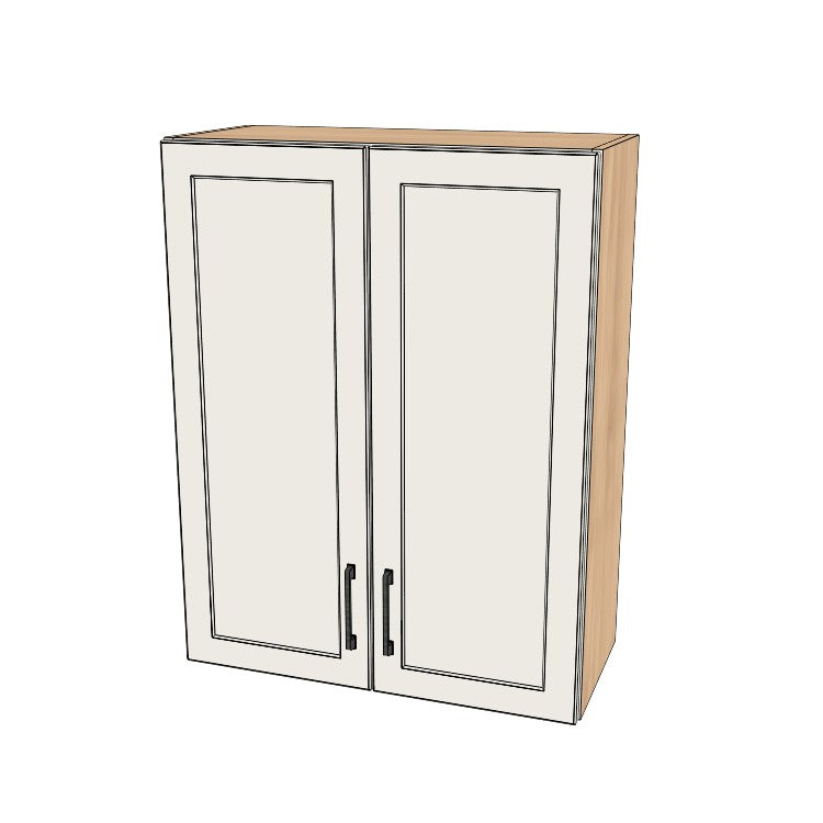 28" Wide x 36" High Wall Cabinet - (Ply Wood Boxes - Painted Doors)