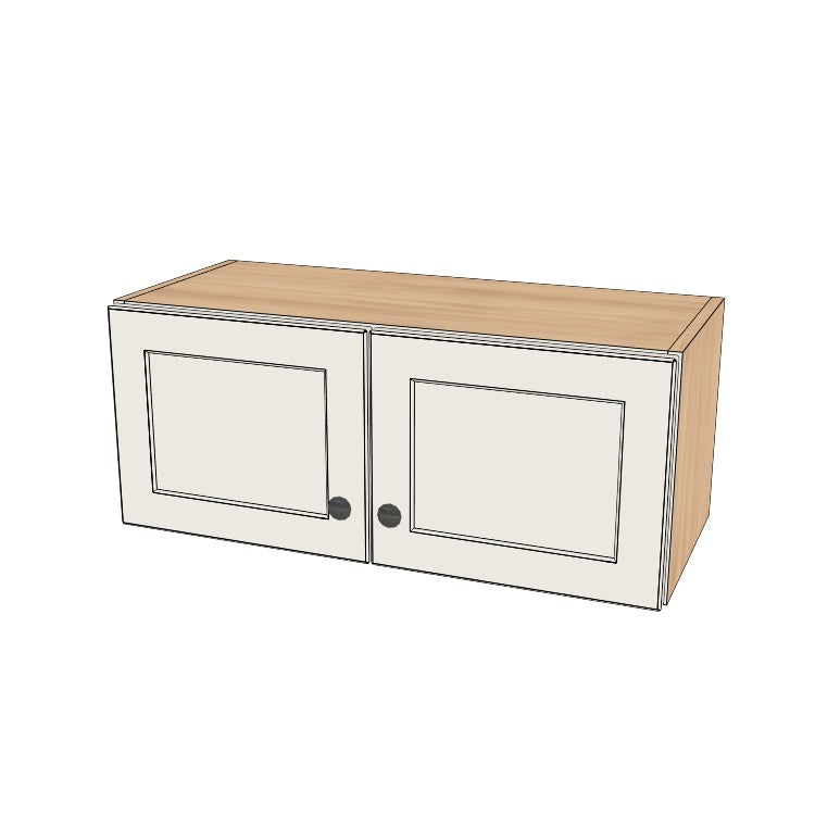 29" Wide x 12" High Wall Cabinet - (Ply Wood Boxes - Thermofoil Doors)