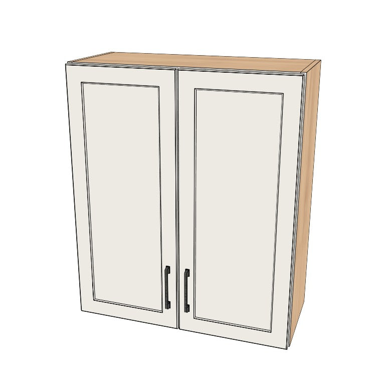 29" Wide x 34" High Wall Cabinet - (Ply Wood Boxes - Thermofoil Doors)