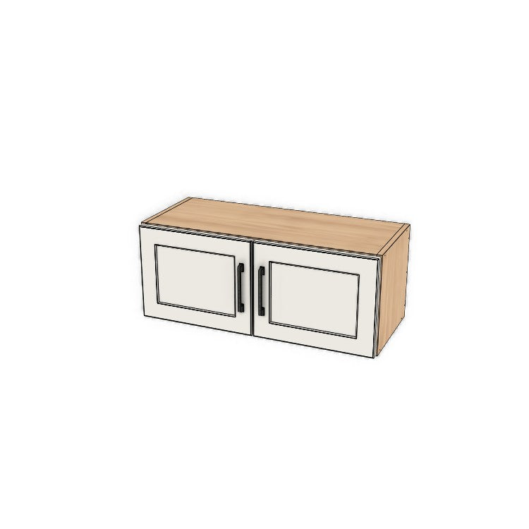 30" Wide x 12" High Fridge/Stove Cabinet - (Ply Wood Boxes - Painted  Doors)