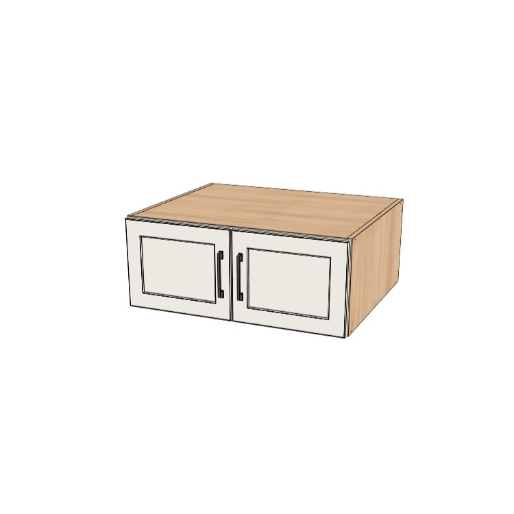 30" Wide x 12" High x 24" Deep Stove/Fridge Cabinet - (Ply Wood Boxes - Thermofoil Doors)
