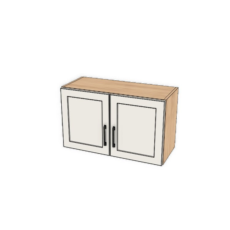 30" Wide x 18" High Fridge/Stove Cabinet - (Ply Wood Boxes - Thermofoil Doors)