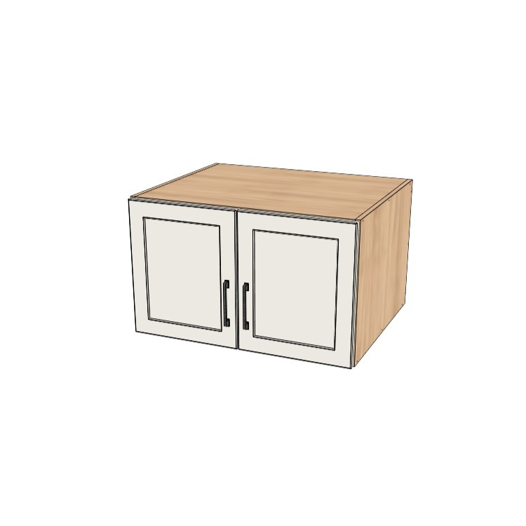 30" Wide x 18" High x 24" Deep Stove/Fridge Cabinet - (Ply Wood Boxes - Painted Doors)
