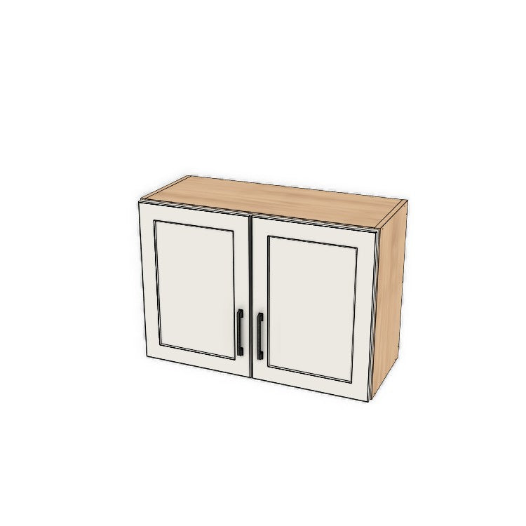 30" Wide x 21" High Fridge/Stove Cabinet - (Ply Wood Boxes - Painted  Doors)