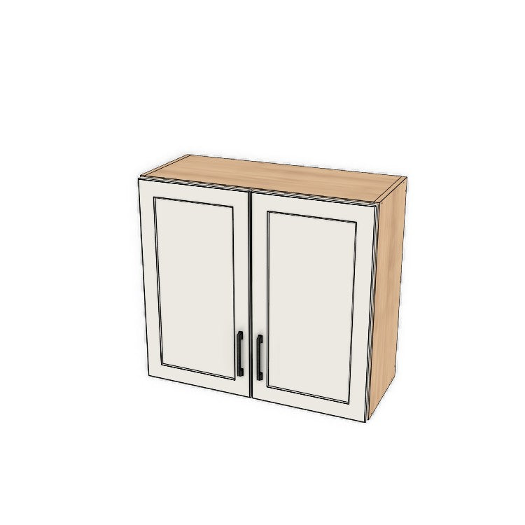 30" Wide x 27" High Fridge/Stove Cabinet - (Ply Wood Boxes - Painted  Doors)