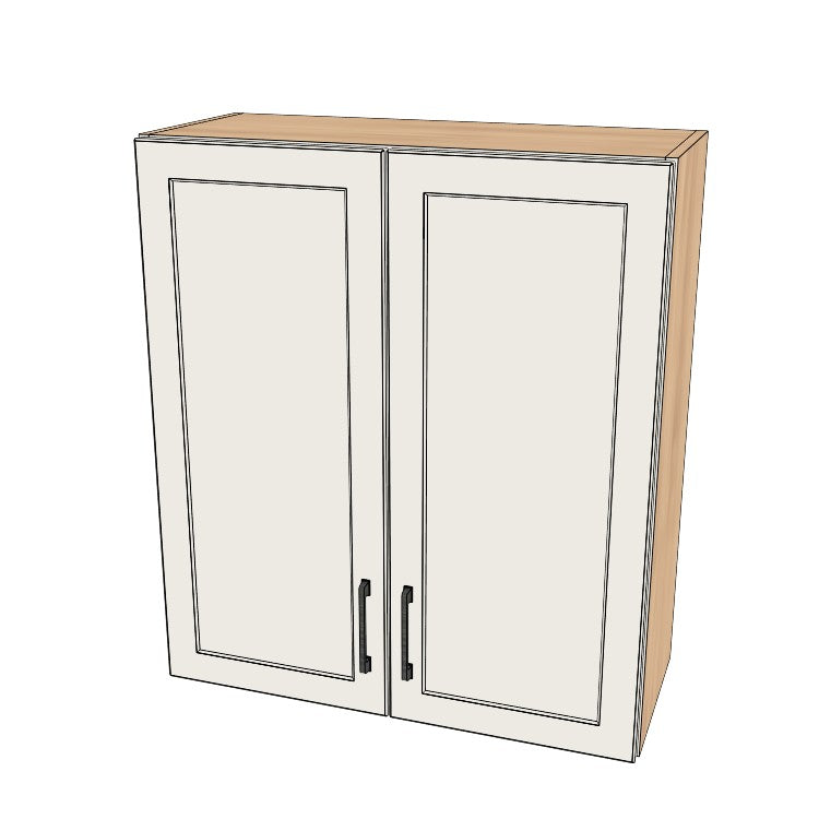 30" Wide x 34" High Wall Cabinet - (Ply Wood Boxes - Thermofoil Doors)