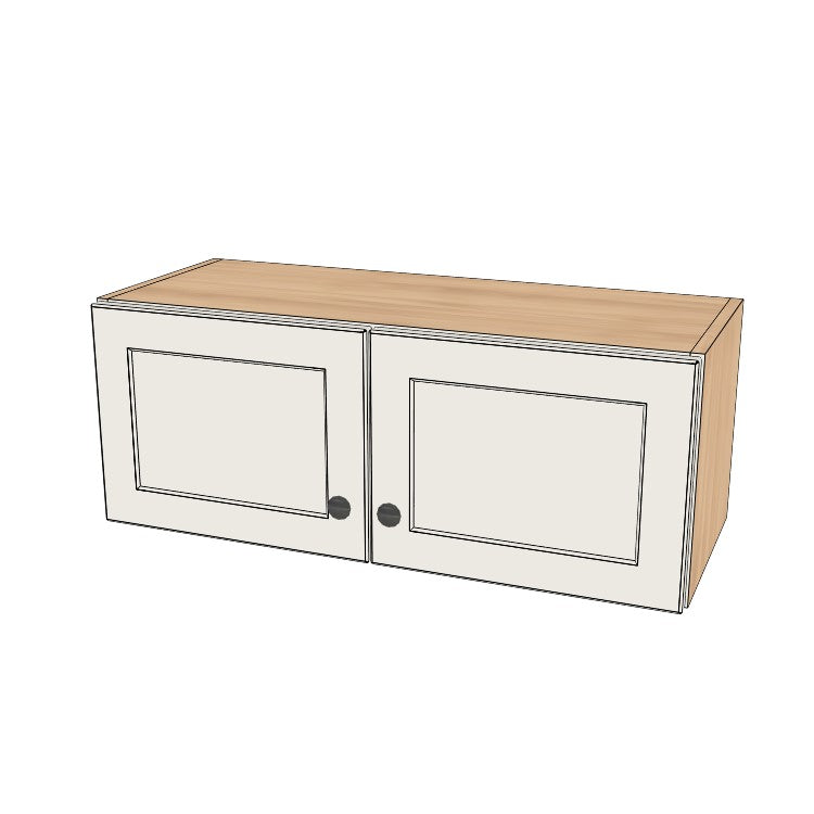 31" Wide x 12" High Wall Cabinet - (Ply Wood Boxes - Thermofoil Doors)