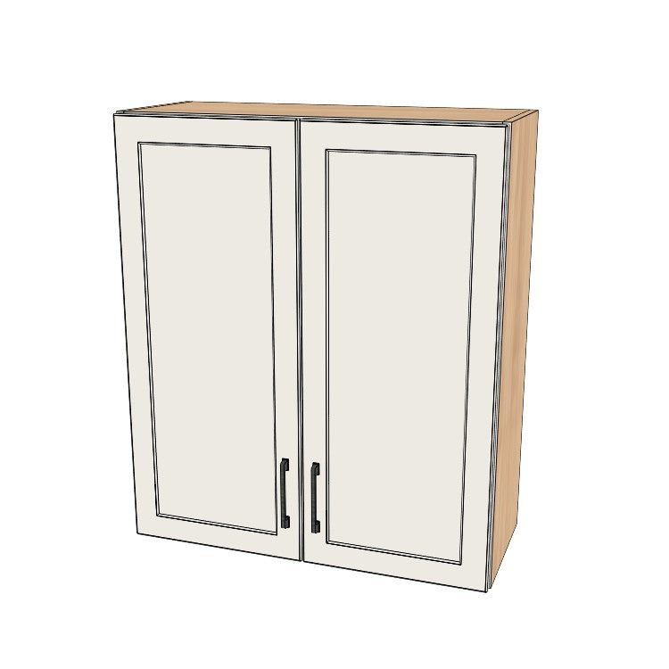31" Wide x 36" High Wall Cabinet - (Ply Wood Boxes - Thermofoil Doors)