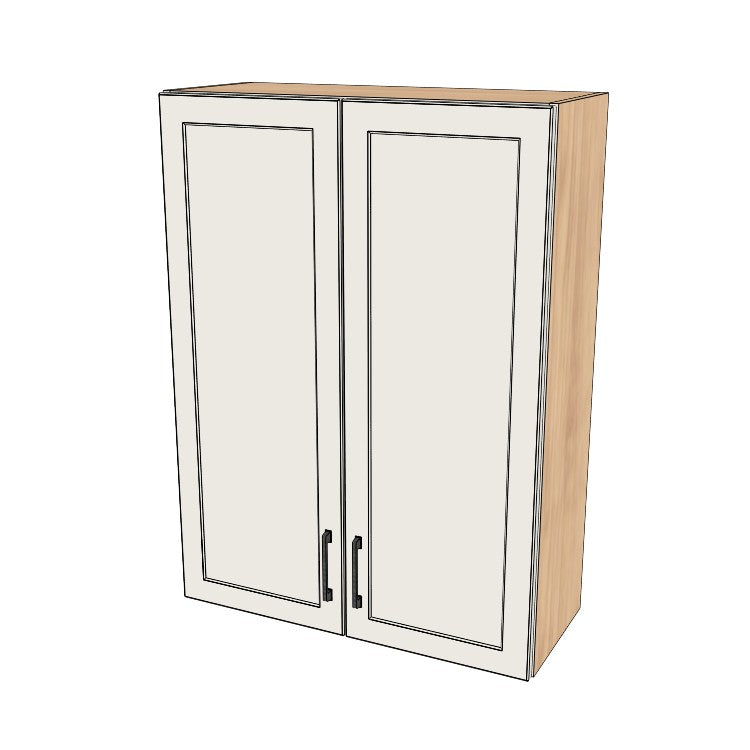 31" Wide x 42" High Wall Cabinet - (Ply Wood Boxes - Painted Doors)