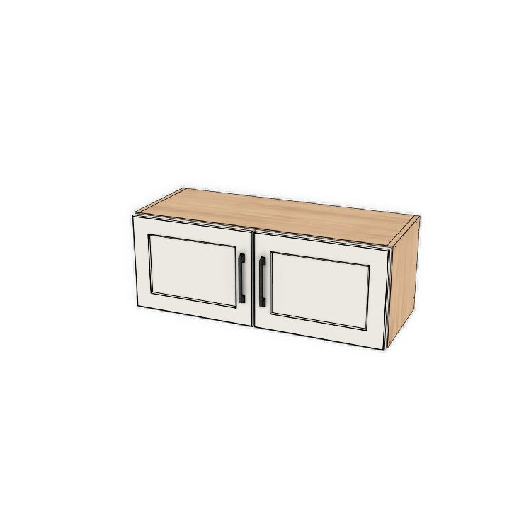 32" Wide x 12" High Fridge/Stove Cabinet - (Ply Wood Boxes - Painted  Doors)