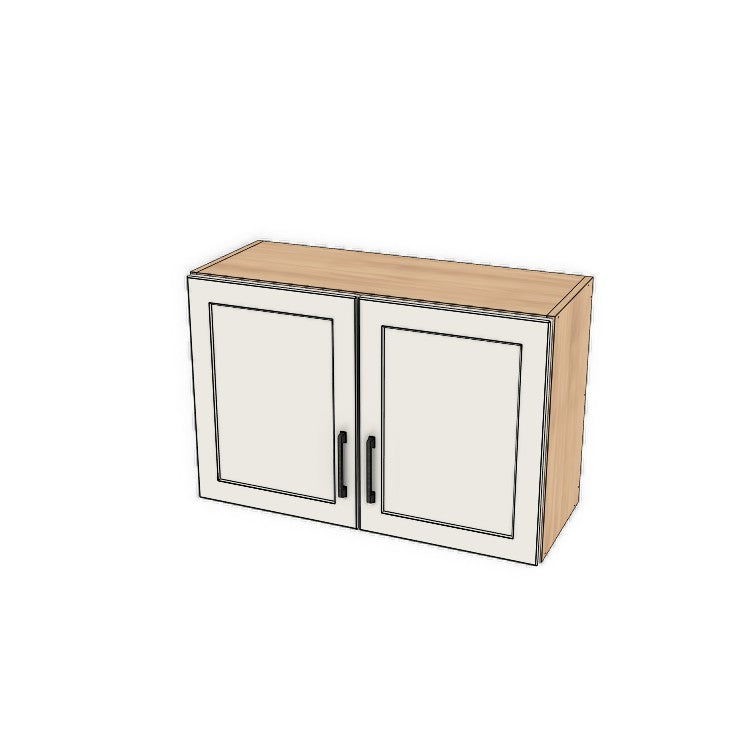 32" Wide x 21" High Fridge/Stove Cabinet - (Ply Wood Boxes - Thermofoil Doors)