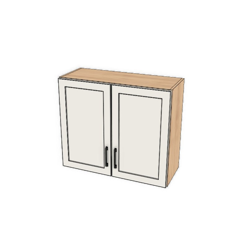 32" Wide x 27" High Fridge/Stove Cabinet - (Ply Wood Boxes - Painted  Doors)
