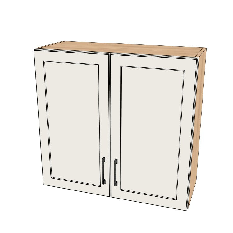 32" Wide x 30" High Wall Cabinet - (Ply Wood Boxes - Thermofoil Doors)