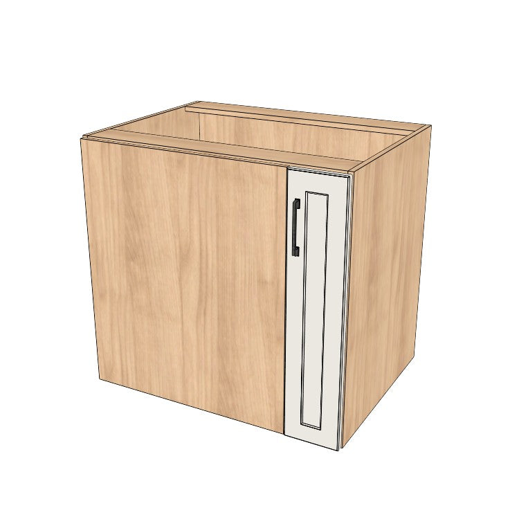33" Blind Corner Base Cabinet - Door on Right/Left Side - (Ply Wood Boxes - Thermofoil Doors)