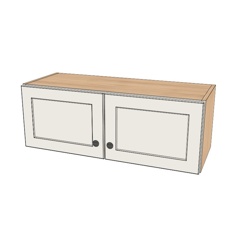 33" Wide x 12" High Wall Cabinet - (Ply Wood Boxes - Thermofoil Doors)