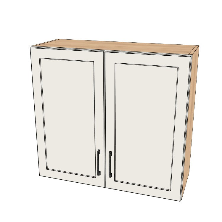 33" Wide x 30" High Wall Cabinet - (Ply Wood Boxes - Painted Doors)