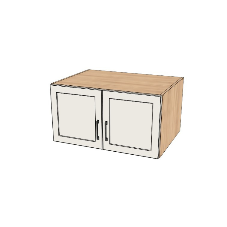 34" Wide x 18" High x 24" Deep Stove/Fridge Cabinet - (Ply Wood Boxes - Thermofoil Doors)