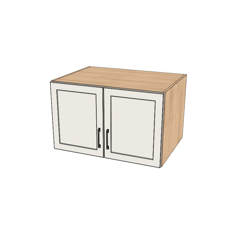 34" Wide x 21" High x 24" Deep Stove/Fridge Cabinet - (Ply Wood Boxes - Thermofoil Doors)