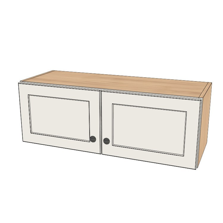34" Wide x 12" High Wall Cabinet - (Ply Wood Boxes - Painted Doors)