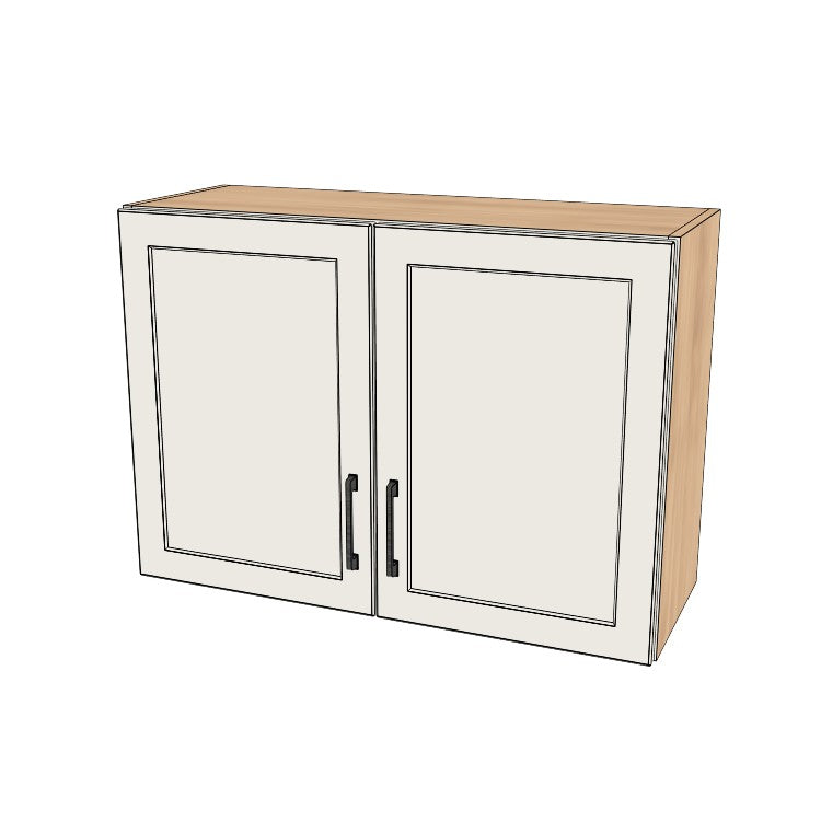 34" Wide x 24" High Wall Cabinet - (Ply Wood Boxes - Thermofoil Doors)