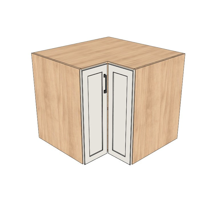 35x35" L Shape Base Corner Cabinet - (Ply Wood Boxes - Painted Doors)