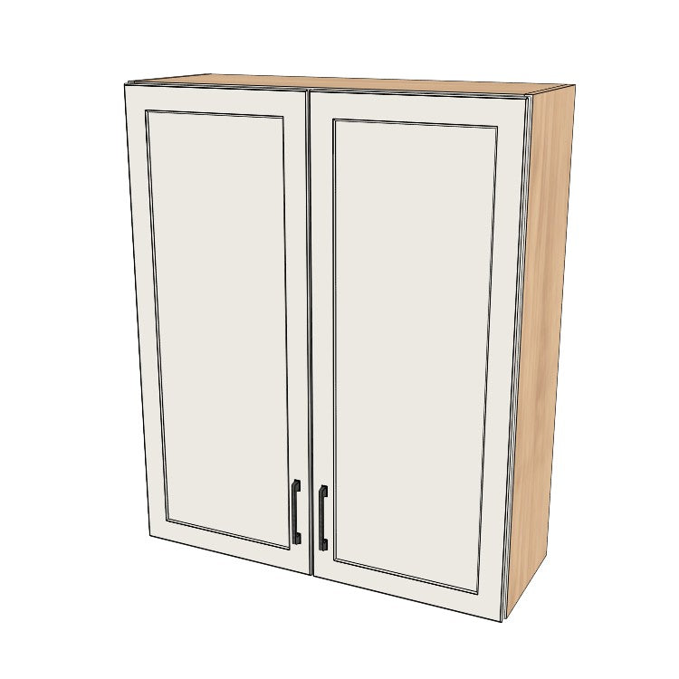 35" Wide x 42" High Wall Cabinet - (Ply Wood Boxes - Painted Doors)