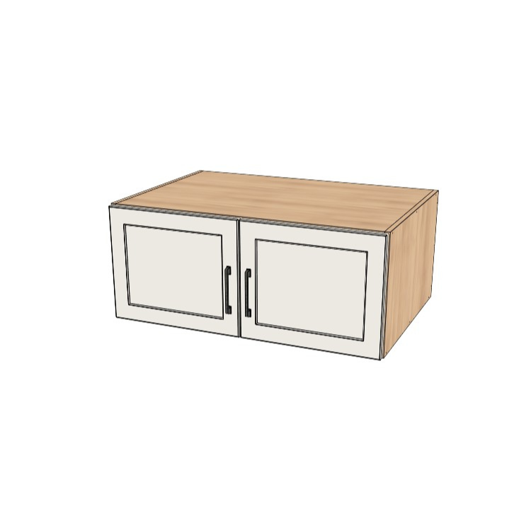 36" Wide x 15" High x 24" Deep Stove/Fridge Cabinet - (Ply Wood Boxes - Painted Doors)