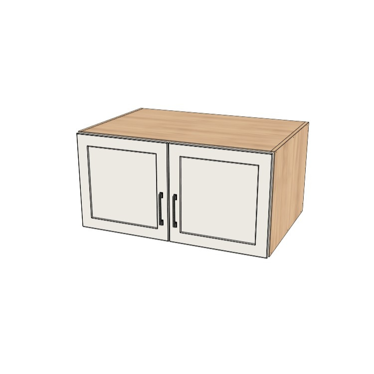 36" Wide x 18" High x 24" Deep Stove/Fridge Cabinet - (Ply Wood Boxes - Painted Doors)